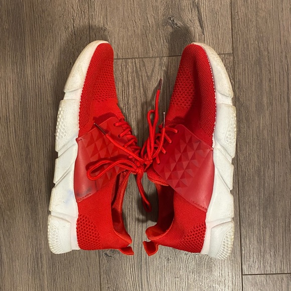 Streetwear Society Red Sneakers Size 8 - Picture 2 of 3